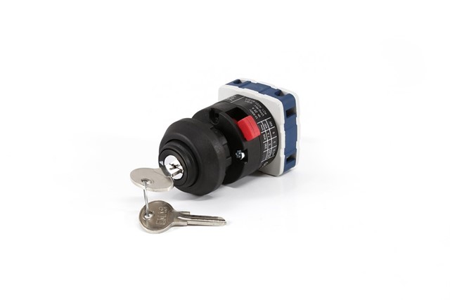 10A On-Off 1 Phase (0-1) 60° With Key Quickmount Cam Switch